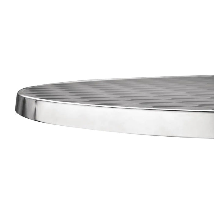 Bolero Flip-Top Table Stainless Steel 600mm  Cafe Tables