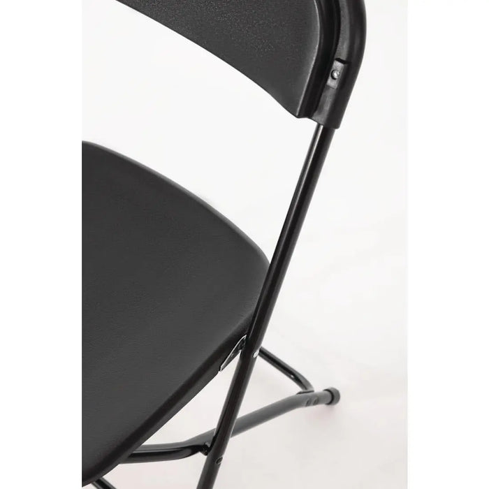 Bolero Folding Chair Black Pack of 10  Folding Chairs