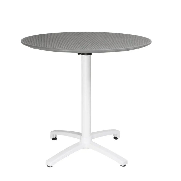 Bolero Folding PP Table 800 mm Dark Grey  Cafe Tables