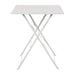 Bolero Grey Square Pavement Style Steel Table  Cafe Tables