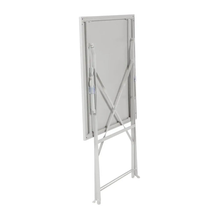 Bolero Grey Square Pavement Style Steel Table  Cafe Tables
