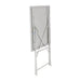 Bolero Grey Square Pavement Style Steel Table  Cafe Tables