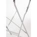 Bolero Grey Square Pavement Style Steel Table  Cafe Tables