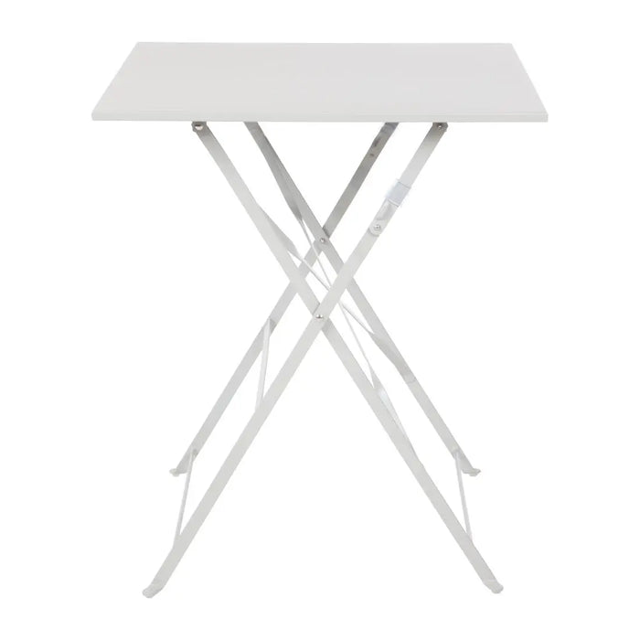 Bolero Grey Square Pavement Style Steel Table - GK988 - Simply Hospitality NZ