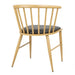 Bolero Harrowdene Padded Metal Side Chairs Wood Effect 2 Pack  Cafe Chairs