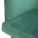 Bolero Lia Velvet Set of 2 Chairs Dark Green  Chairs
