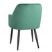 Bolero Lia Velvet Set of 2 Chairs Dark Green  Chairs