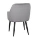 Bolero Lia Velvet Set of 2 Chairs Grey  Chairs