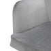 Bolero Lia Velvet Set of 2 Chairs Grey  Chairs