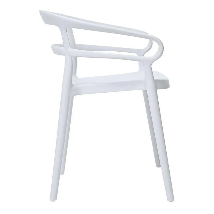 Bolero Mateo Café Chairs White  Cafe Chairs