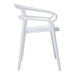 Bolero Mateo Café Chairs White  Cafe Chairs