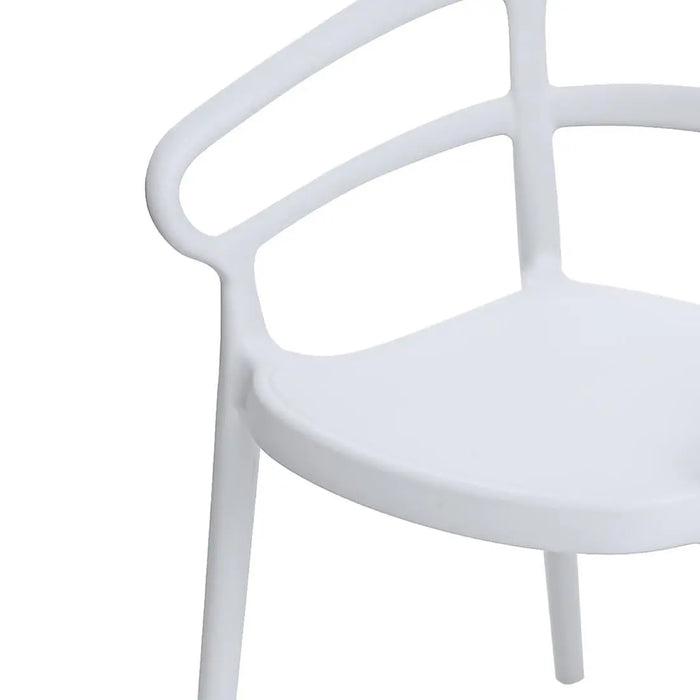 Bolero Mateo Café Chairs White  Cafe Chairs