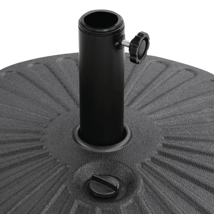 Bolero Parasol Base Black 20 Ltr (FS231)  Outdoor Umbrellas
