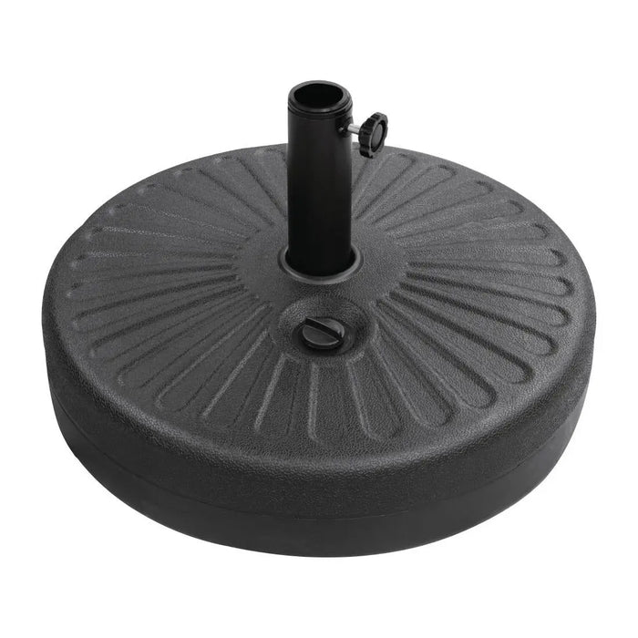 Bolero Parasol Base Black 20 Ltr (FS231)  Outdoor Umbrellas