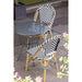 Bolero Parisian Style Rattan Side Chair Black Pack of 2  Cafe Chairs