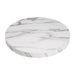 Bolero Pre-Drilled Round Table Top Marble Effect 600 mm  Table Top
