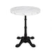 Bolero Pre-Drilled Round Table Top Marble Effect 600 mm  Table Top