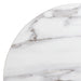 Bolero Pre-Drilled Round Table Top Marble Effect 600 mm  Table Top