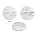 Bolero Pre-Drilled Round Table Top Marble Effect 600 mm  Table Top