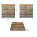 Bolero Pre-Drilled Square Table Top Urban Dark  Table Top