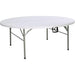 Bolero Round Centre Folding Table 6ft White - HC270 - Simply Hospitality NZ
