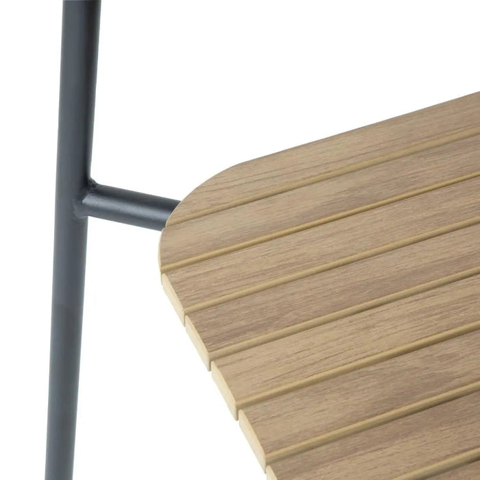 Bolero Santorini Wood-Effect Outdoor Chairs 4 Pack  Cafe Chairs