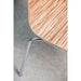 Bolero Square Back Side Chair Zebrano Pack of 4  Cafe Chairs