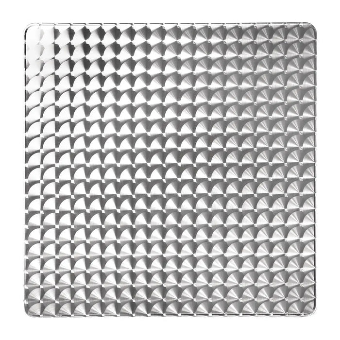 Bolero Square Stacking Table Stainless Steel 700 mm  Cafe Tables