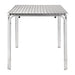 Bolero Square Stacking Table Stainless Steel 700mm - U505 - Simply Hospitality NZ