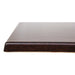 Bolero Square Table Top Dark Brown 600 mm  table top