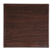 Bolero Square Table Top Dark Brown 600mm - GG639 - Simply Hospitality NZ