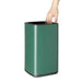 Bolero Square Waste Bin Titanium 7Ltr  Rubbish Bins