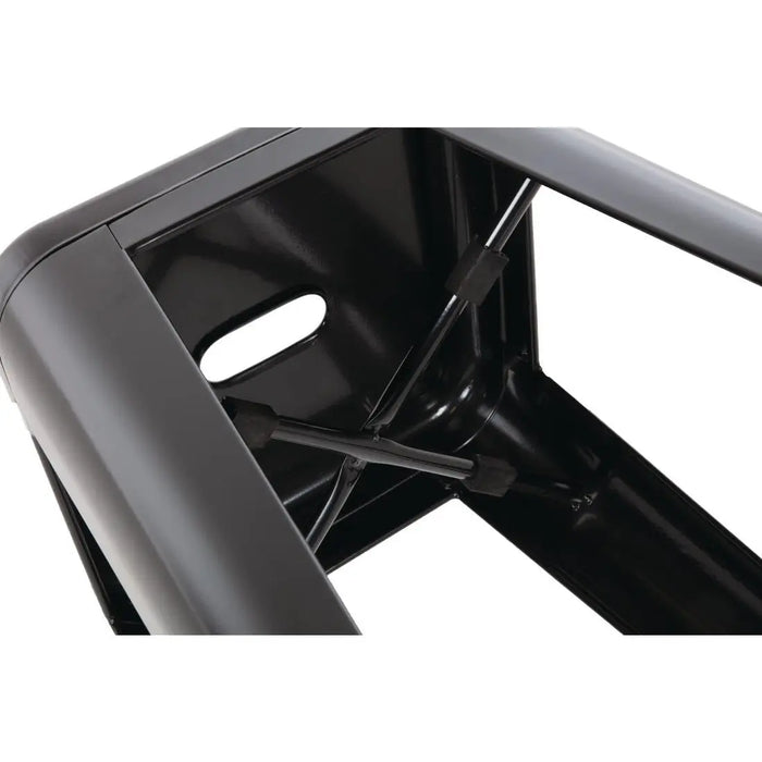 Bolero Steel Bistro High Stools Black Pack of 4  Bar Stools