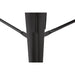 Bolero Steel Bistro High Stools Black Pack of 4  Bar Stools