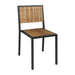 Bolero Steel & Acacia Side Chairs (Pack of 4) - DS150 - Simply Hospitality NZ
