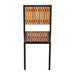 Bolero Steel & Acacia Wood Side Chair 4-Pack  Cafe Chairs