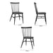 Bolero Windsor Aluminium Black Chairs 4 Pack  Cafe Chairs