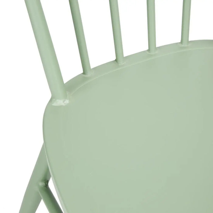 Bolero Windsor Aluminium Green Chairs 4 Pack  Cafe Chairs