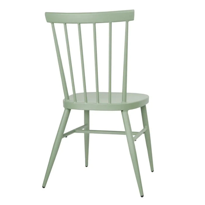Bolero Windsor Aluminium Green Chairs 4 Pack  Cafe Chairs