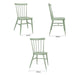 Bolero Windsor Aluminium Green Chairs 4 Pack  Cafe Chairs