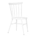 Bolero Windsor Aluminium White Chairs 4 Pack  Cafe Chairs