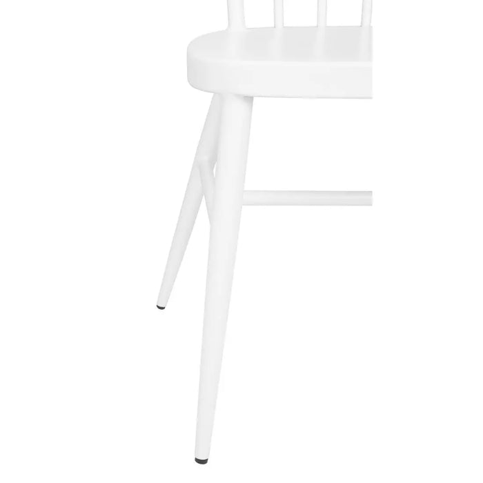 Bolero Windsor Aluminium White Chairs 4 Pack  Cafe Chairs