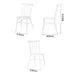 Bolero Windsor Aluminium White Chairs 4 Pack  Cafe Chairs