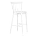 Bolero Windsor Aluminium White High Stools 2 Pack  Bar Stools