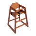 Bolero Wooden High Chair Dark Wood Finish - DL901 - Simply Hospitality NZ