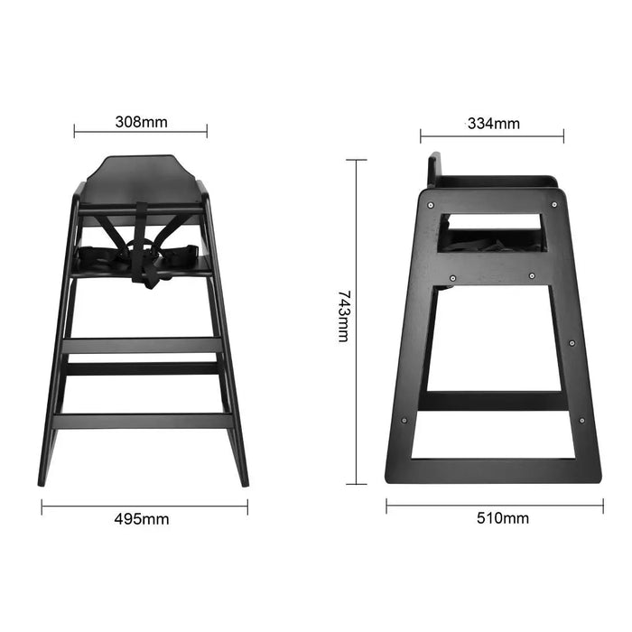 Bolero Wooden High Chair  Highchairs and Baby Changing