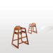 Bolero Wooden Highchair Dark Wood Finish  Highchairs and Baby Changing