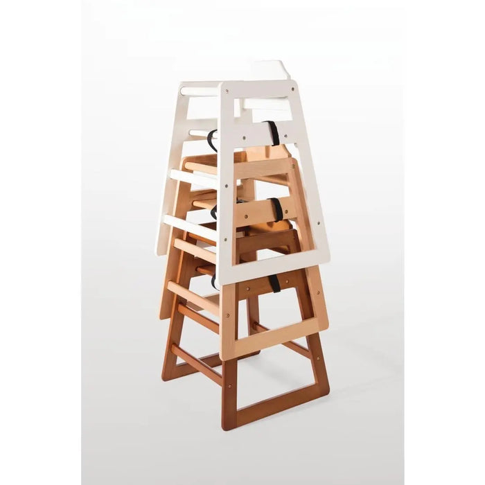 Bolero Wooden Highchair – Natural Finish  Highchairs and Baby Changing