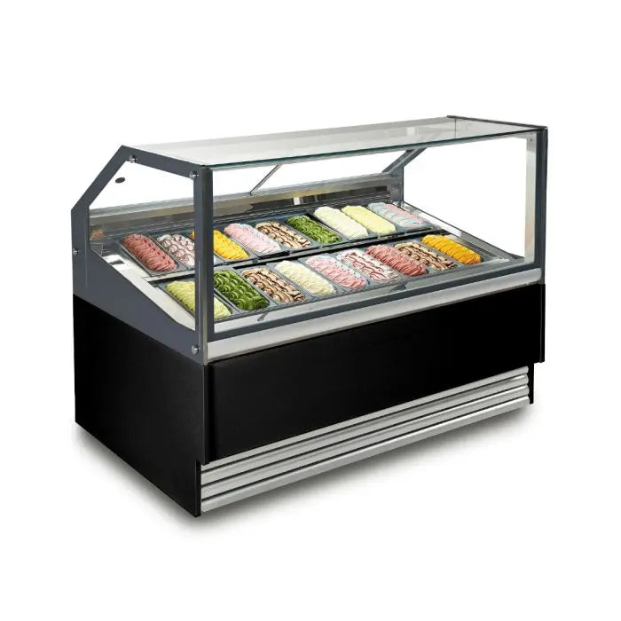 Bonvue Gelato & Ice Cream Display Showcase 18 Pan – SGD-18B