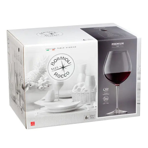 Bormioli Rocco Set 6 Premium Pinot 675ml  Wine Glasses